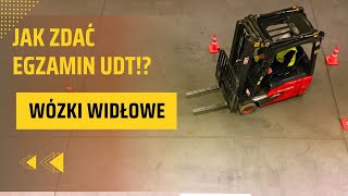 Jak zdać Egzamin UDTWÓZEK WIDŁOWY część praktyczna 👷🏿❗❗ [upl. by Fahey]