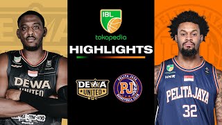 Highlight Dewa United Banten vs Pelita Jaya Jakarta  11 May 2024  IBL Tokopedia 2024 [upl. by Aneg]