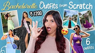 I Made My BACHLORETTE Outfits From Scratch😍💸✨  Mridul Sharma [upl. by Reffotsirk234]