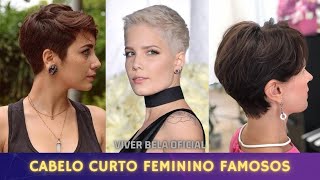 CORTE DE CABELO CURTO FEMININO 2023  CABELO CURTO FAMOSOS TENDÊNCIA 2022 [upl. by Bertelli]