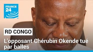 RD Congo  lancien ministre et membre de lopposition Chérubin Okende tué par balles à Kinshasa [upl. by Siuqaj321]