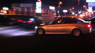 BMW e90 325i 2006 drift on the boulevard [upl. by Palladin]