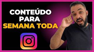 Como Programar ReelsPost no Instagram  Conteúdo para semana Toda [upl. by Ahsiuq614]