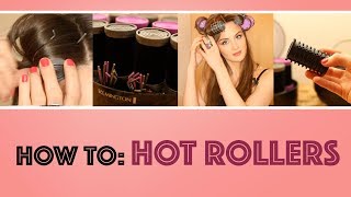 How to use Hot Rollers  Get gorgeous hair within minutes Hair Rollers Tutorial  PEACHY [upl. by Ahsoem]