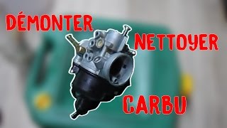 TUTO  DEMONTER ET NETTOYER SON CARBU Scooter  50 [upl. by Boyt349]