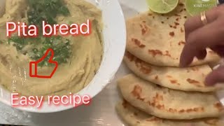 Pita bread recipe easy n quick  how to make pita bread at home  bread recipe  cooking channel [upl. by Adlig]