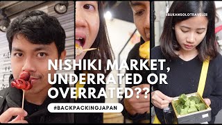 Nishiki Market Underrated or Overrated  Winter in Japan  japanvlog 2 [upl. by Tabatha]