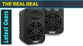 PyleUsa Indoor Outdoor Speakers Review  Ultimate 500W Dual Waterproof Audio System [upl. by Marylinda]