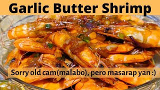 How to Cook Garlic Buttered Shrimp oldvlog enhanced color [upl. by Anilad]