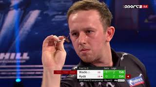 28 James Wade vs Callan Rydz 2021 PDC World Darts Championship 20201218 Round 2 [upl. by Hanford786]