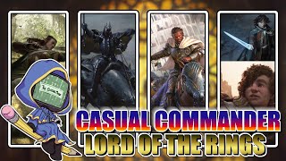 Legolas \ Lord of the Nazgul \ Aragorn \ Frodo and Sam  EDH  Casual Commander [upl. by Siul]