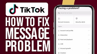 How To Fix Tiktok Message Problem 2024 Tiktok Message Not Sending And Receiving Solved [upl. by Hummel]