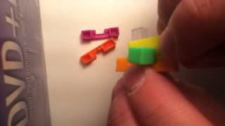 BURR PUZZLE 6 PIECES SOLUTION  PLASTIC COLORS VERSION [upl. by Oilegor]