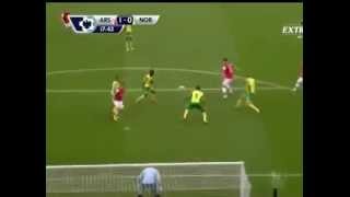 Wilshere tikitaka goal for Arsenal vs Norwich [upl. by Letty]