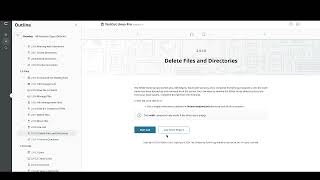 2910 Delete Files and Directories [upl. by Kalbli]