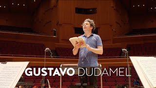 Gustavo Dudamel  In Rehearsal with BRSO Part 1 Schumann Symphony No 4 [upl. by Kristan]