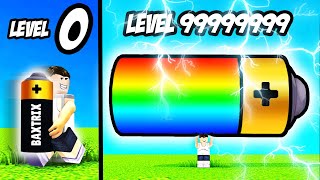 Getting MAX LEVEL BATTERY in Roblox [upl. by Ycnalc950]