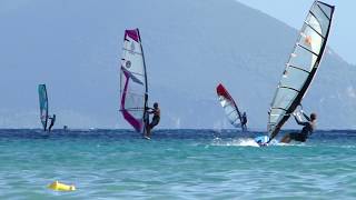 Vasiliki Beach Lefkada Greece  Windsurf and Watersports [upl. by Strauss]