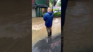 Parts of Dollywood have flooded Sunday evening due to heavy rain in the area [upl. by Averell]