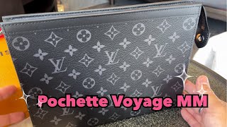 Unboxing รีวิว Louis Vuitton Pochette Voyage MM [upl. by Sherie15]