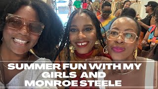 WKND VLOG  SUMMER FUN WITH MY GIRLS IN THE POCONOS AND MONROE STEELE MEET amp GREET IN BROOKLYN [upl. by Ylirama]