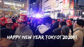 New Years 2020 Tokyo Countdown Shibuya [upl. by Niamert]