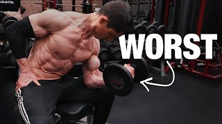 Biceps Exercises Ranked BEST TO WORST [upl. by Laurene409]