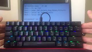 Motospeed CK61 RGB  Como usar o teclado 60 ANSI  ABNT2 [upl. by Aronoh]