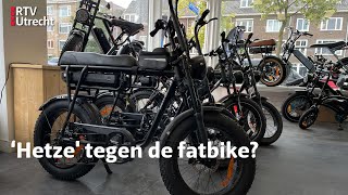 Scholieren en handelaren zien niks in extra Fatbikeregels Fietsersbond en artsen wel  RTV Utrecht [upl. by Htebazile849]