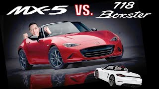 Why the MX5 Miata BEATS the 718 Boxster [upl. by Hartmunn]