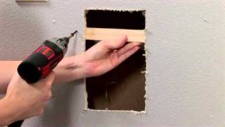 HouseSmarts DIY quotWere Patching a Hole in Drywallquot Episode 100 [upl. by Eissim]