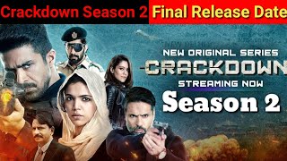 Crackdown Season 2 Final Release DateCrackdown Season 2 Kab AayagaCrackdown Season 2 UpdateVoot [upl. by Ahsial]