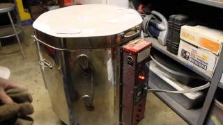 Loading and Firing a Gere Model 1818 Kiln [upl. by Rist871]