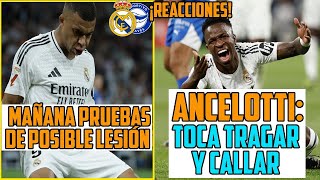 ANCELOTTI PREFIERE CALLAR Y TRAGAR CON LAS AMARILLAS POR PROTESTAR Y ‘EXPLICA EL PAPELÓN DE VALLEJO [upl. by Henigman]