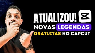 Novas Legendas Dinâmicas no Capcut Guia COMPLETO de como usar [upl. by Nyrhtac541]