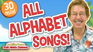 All APHABET Songs  30 MINUTES of Alphabet Songs  Jack Hartmann [upl. by Alletniuq]