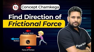 ConceptChamkega  How To Find Direction Of Frictional Force  Physics Wallah Shorts [upl. by Kerat]