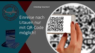 Digitale Einreisekarte mit QR Code ist für Litauen ist Pflicht [upl. by Asyar]