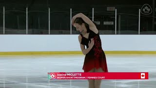 Justine Miclette – 2023 Autumn Classic International SP [upl. by Giuseppe]