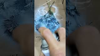 Spraying eryngiumsatisfying shortsvideo Asmr [upl. by Dohsar130]