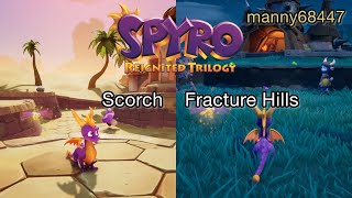 Scorch Fracture Hills Spyro Reignited Trilogy [upl. by Nacul]