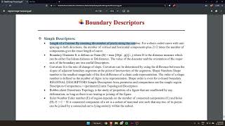 Boundary Descriptors Unveiling Shape Features in Digital Image Processing [upl. by Halbert]