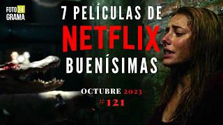 ¿Aburrido Descubre estas 7 PELÍCULAS IMPERDIBLES en Netflix  Fotograma 24 [upl. by Melan]