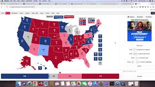 DYNAMIC Presidential Election Map 2024 Donald Trump VS Kamala Harris [upl. by Garfinkel648]