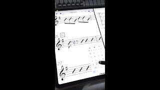 🎶 Sibelius music notation app for iPad 📷 Josef Sjöblom [upl. by Annoyik659]