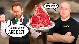 Schooling Italian Master Chefs on Steaks [upl. by Aw]