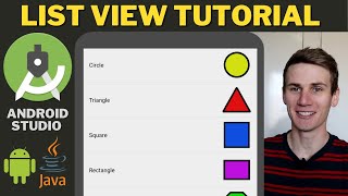 List View App Android Studio Tutorial Using Custom Adapter [upl. by Althea]