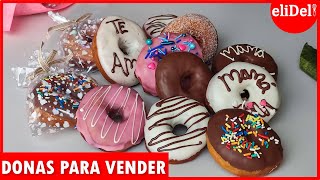 🍩DONAS caseras para NEGOCIO 🤑SIN HORNO ramo de DONAS DIA DE LAS MADRES💐 [upl. by Walls]