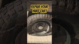 Replace Your Yard Cart Wheels Easily [upl. by Cutter]