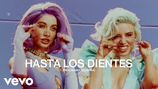 Camila Cabello Maria Becerra  Hasta Los Dientes Official Lyric Video ft Maria Becerra [upl. by Delos]